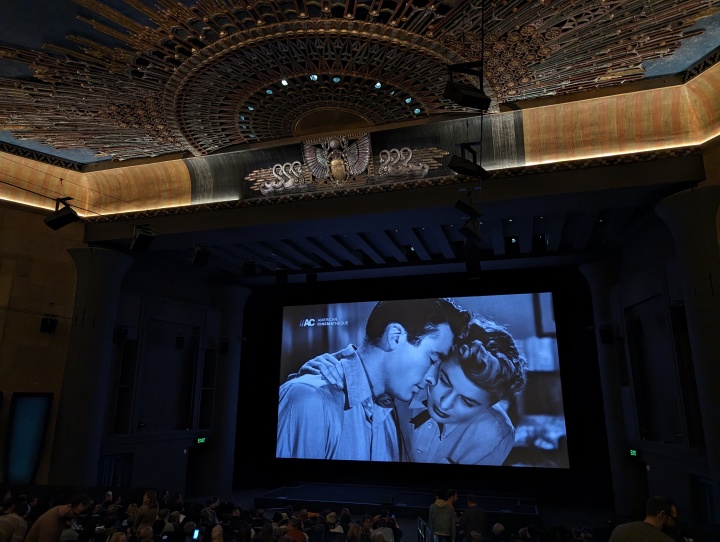 The preview screen for Spellbound at the Egyptian Theater.